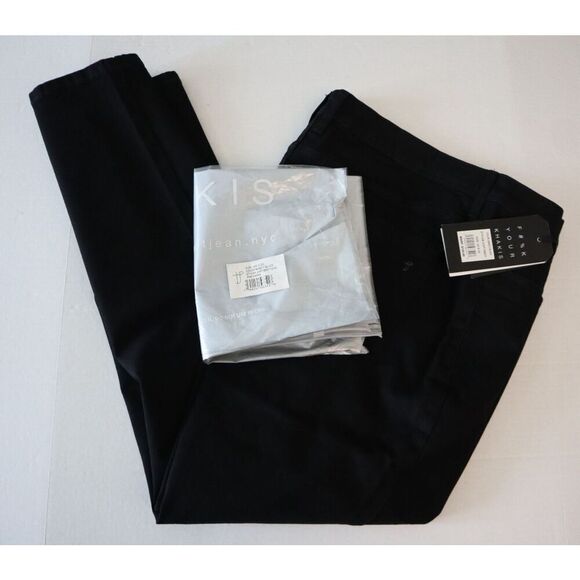 The Perfect Jean JUXT1BBDT Men's Sz 42x32 Bandit Black Slim Fit Denim Jeans - Picture 12 of 12